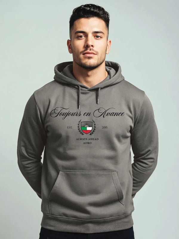 Adro Men’s Graphic Hoodie | Skin Friendly Print | Cozy Fleece Fabric