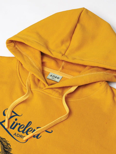 Adro Zirelent Wildwood Valley Hoodie for Men | 320 GSM Cotton-Poly Fleece | Soft Feel, Skin-Friendly Printed Graphic, Warm Casual Sweatshirt with Kangaroo Pocket & Drawstring Hood –