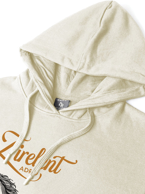 Adro Zirelent Wildwood Valley Hoodie for Men | 320 GSM Cotton-Poly Fleece | Soft Feel, Skin-Friendly Printed Graphic, Warm Casual Sweatshirt with Kangaroo Pocket & Drawstring Hood –