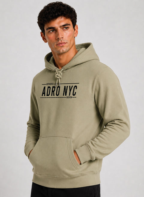 ADRO NYC Printed Pullover Hoodie