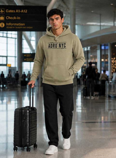 ADRO NYC Printed Pullover Hoodie
