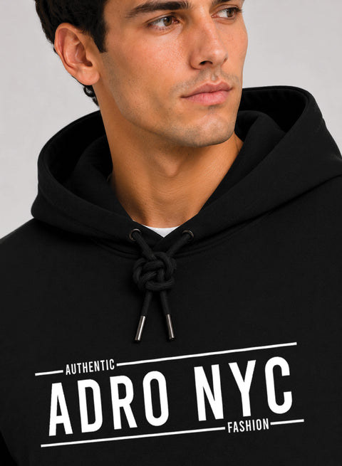 ADRO NYC Printed Pullover Hoodie