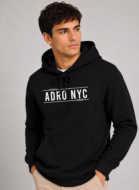 ADRO NYC Printed Pullover Hoodie