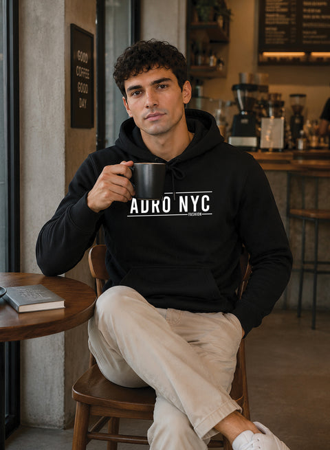 ADRO NYC Printed Pullover Hoodie