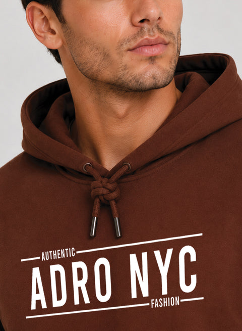 ADRO NYC Printed Pullover Hoodie