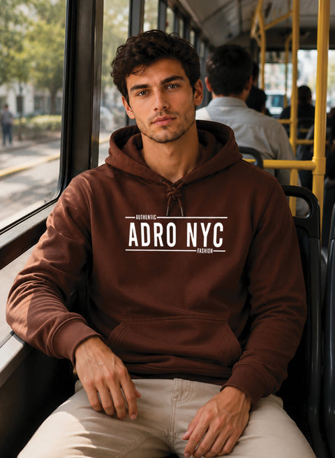 ADRO NYC Printed Pullover Hoodie