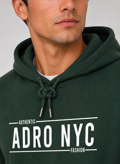 ADRO NYC Printed Pullover Hoodie