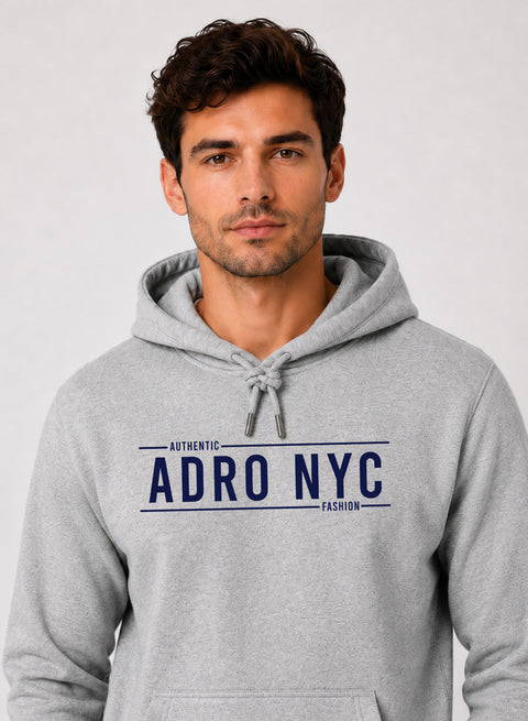 ADRO NYC Printed Pullover Hoodie