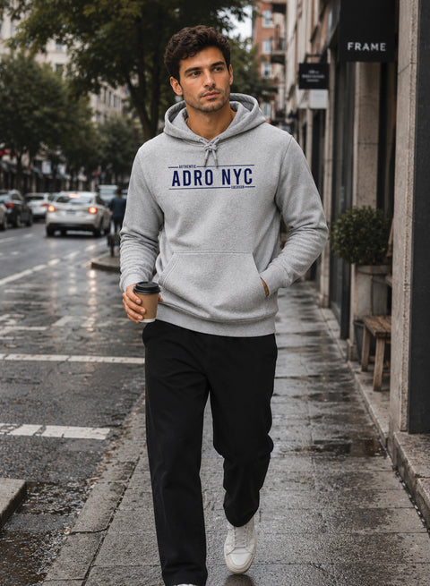 ADRO NYC Printed Pullover Hoodie
