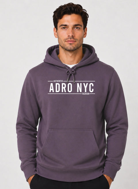 ADRO NYC Printed Pullover Hoodie