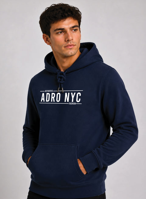 ADRO NYC Printed Pullover Hoodie