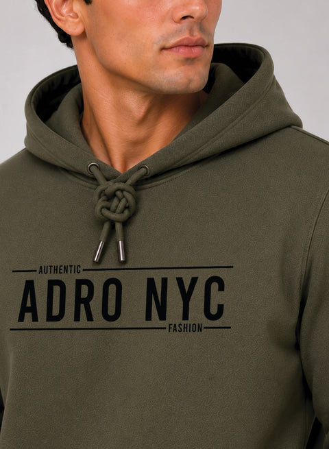 ADRO NYC Printed Pullover Hoodie