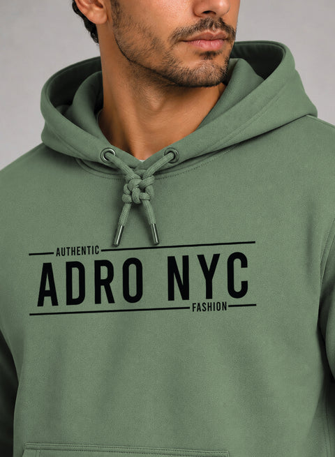 ADRO NYC Printed Pullover Hoodie