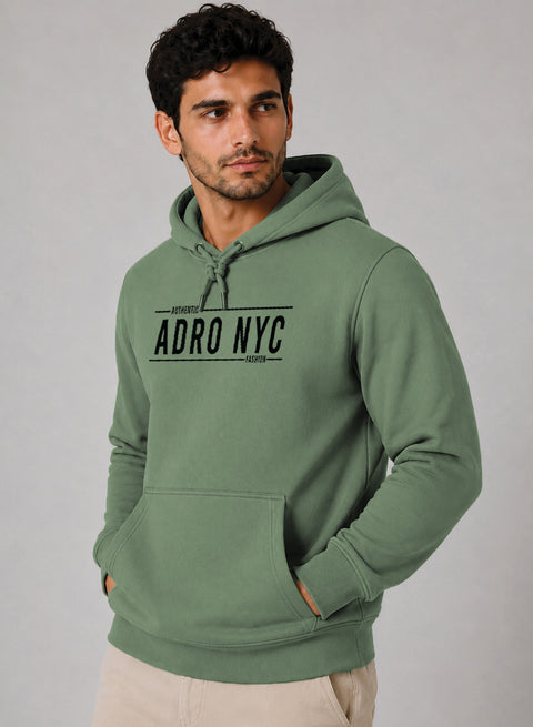 ADRO NYC Printed Pullover Hoodie
