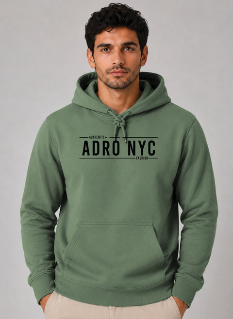 ADRO NYC Printed Pullover Hoodie