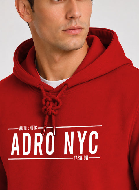 ADRO NYC Printed Pullover Hoodie