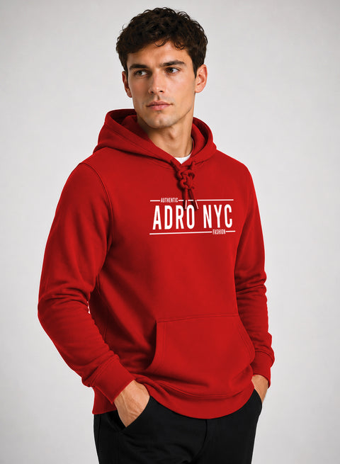 ADRO NYC Printed Pullover Hoodie