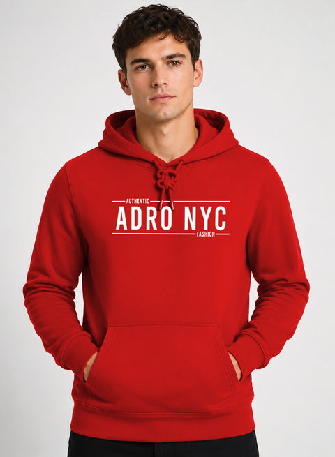 ADRO NYC Printed Pullover Hoodie