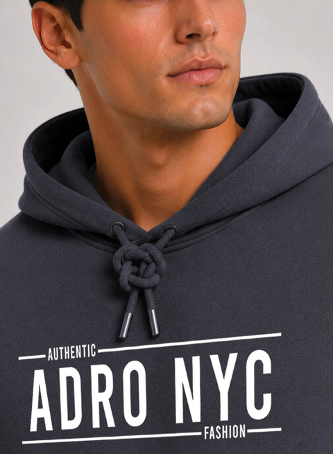 ADRO NYC Printed Pullover Hoodie
