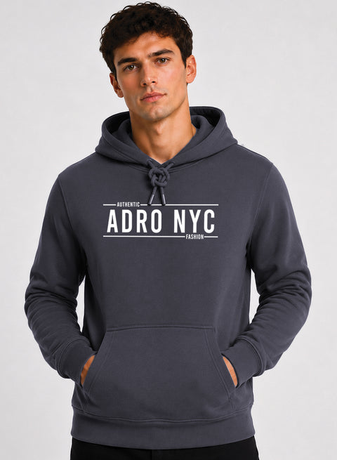ADRO NYC Printed Pullover Hoodie