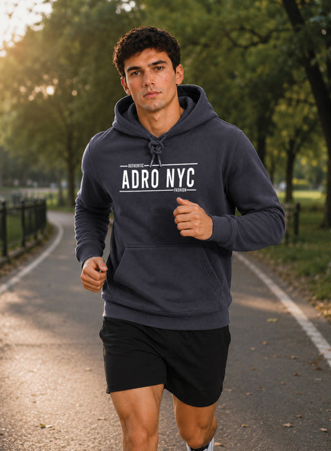ADRO NYC Printed Pullover Hoodie