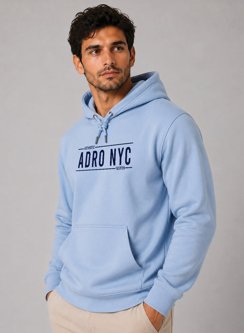 ADRO NYC Printed Pullover Hoodie