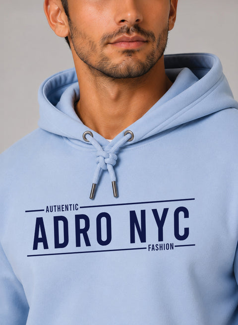 ADRO NYC Printed Pullover Hoodie