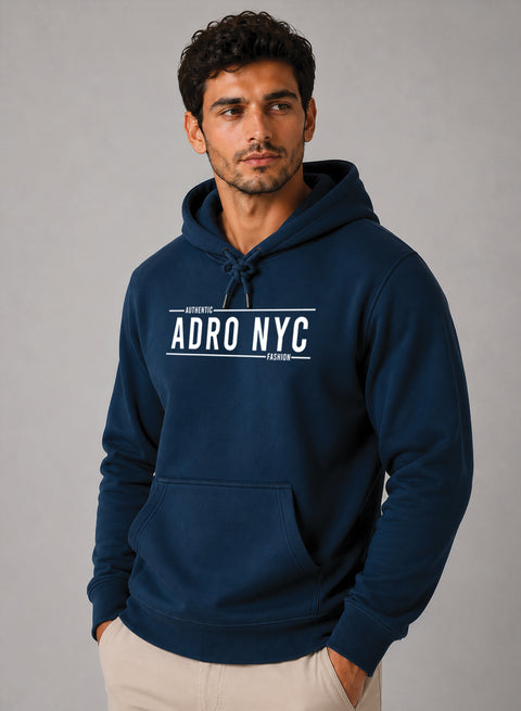 ADRO NYC Printed Pullover Hoodie