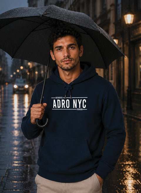 ADRO NYC Printed Pullover Hoodie