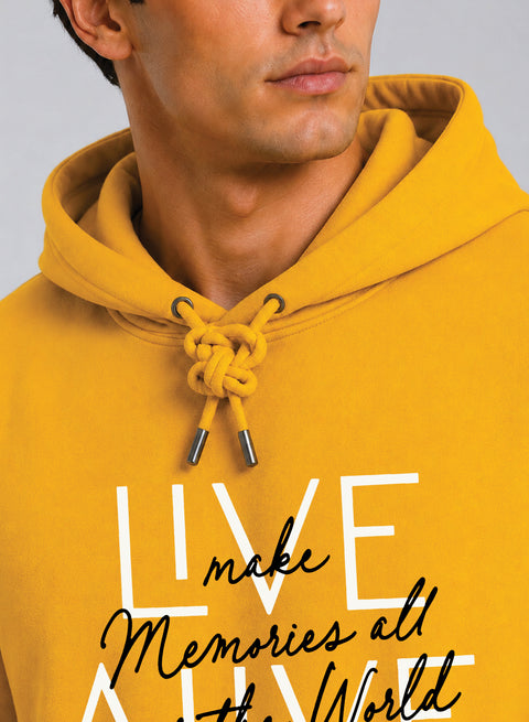 ADRO Live Memories Printed Pullover Hoodie