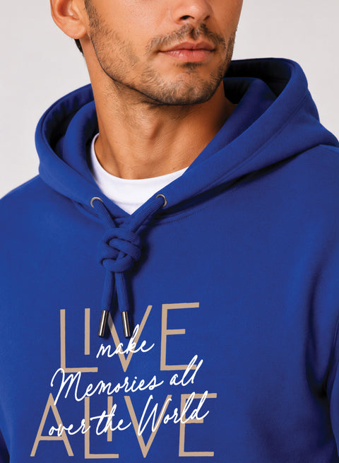 ADRO Live Memories Printed Pullover Hoodie