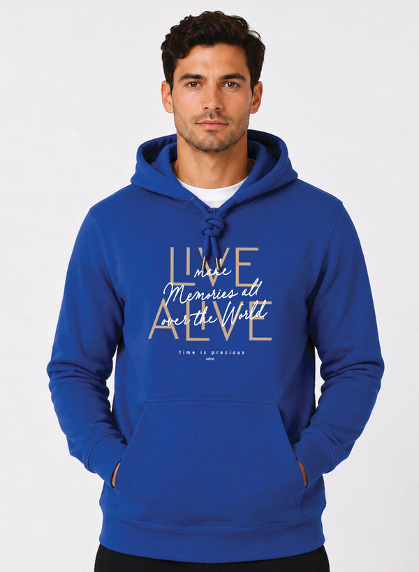 ADRO Live Memories Printed Pullover Hoodie