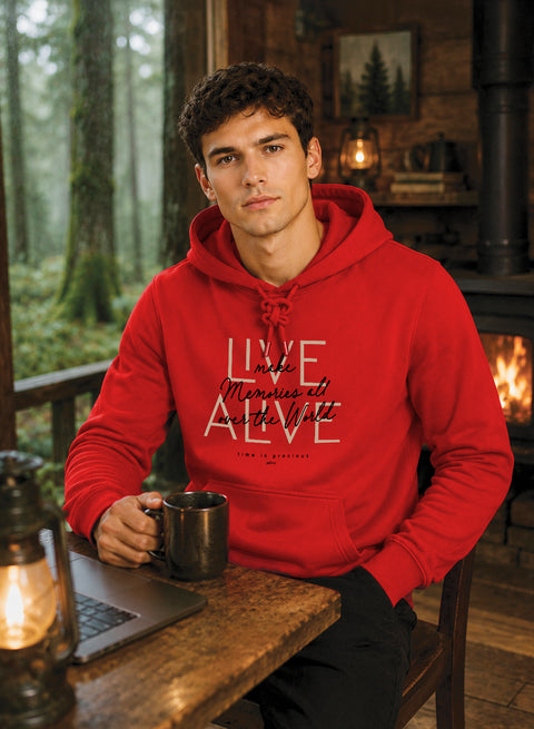 ADRO Live Memories Printed Pullover Hoodie