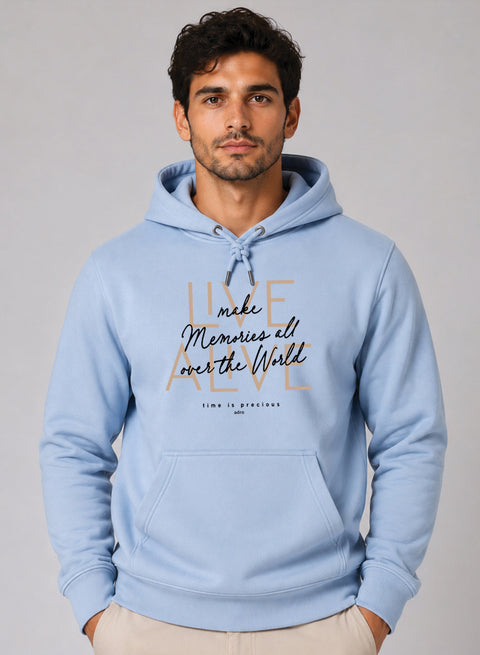 ADRO Live Memories Printed Pullover Hoodie