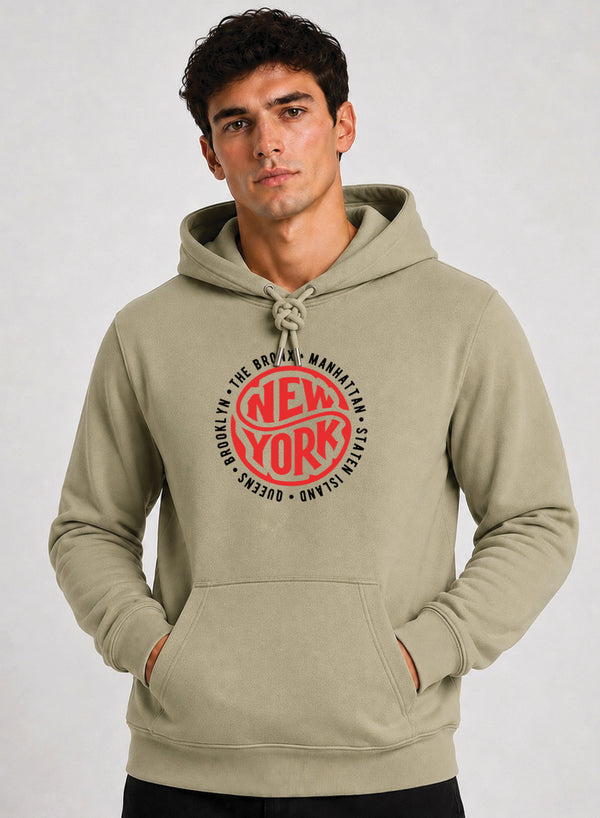 ADRO New York Printed Pullover Hoodie