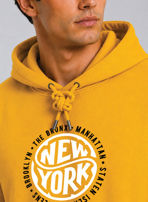 ADRO New York Printed Pullover Hoodie