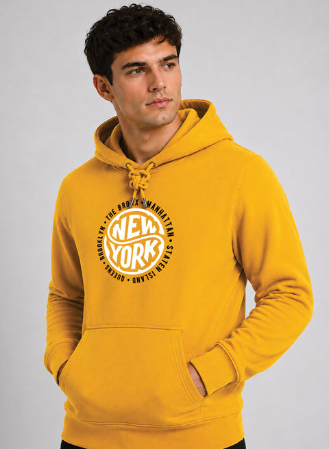 ADRO New York Printed Pullover Hoodie