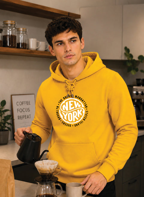 ADRO New York Printed Pullover Hoodie