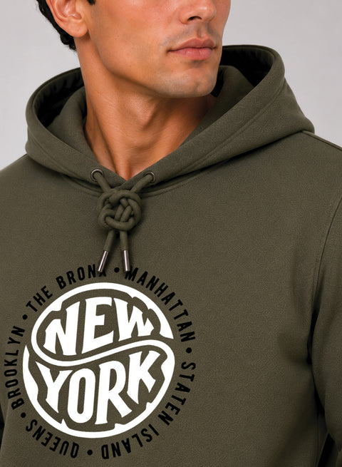 ADRO New York Printed Pullover Hoodie