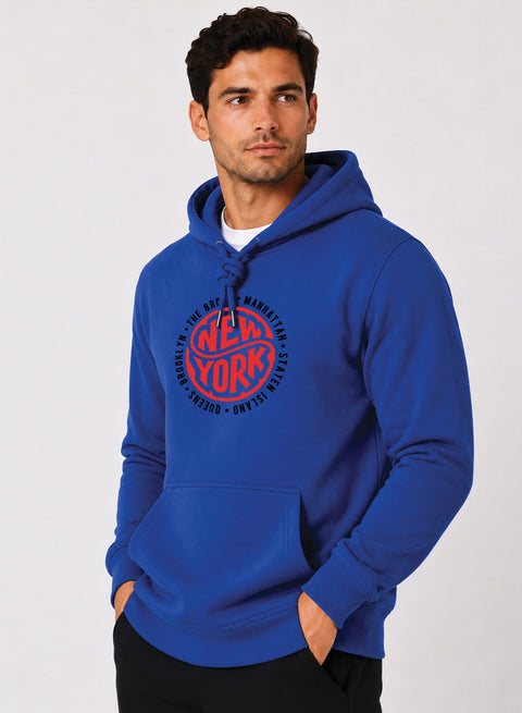 ADRO New York Printed Pullover Hoodie