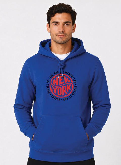 ADRO New York Printed Pullover Hoodie