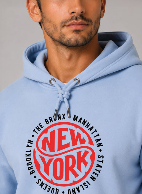 ADRO New York Printed Pullover Hoodie