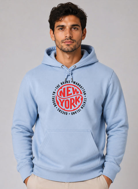 ADRO New York Printed Pullover Hoodie