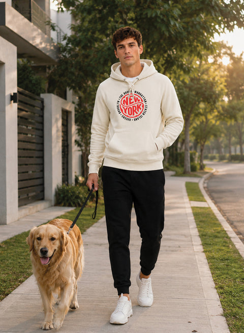 ADRO New York Printed Pullover Hoodie