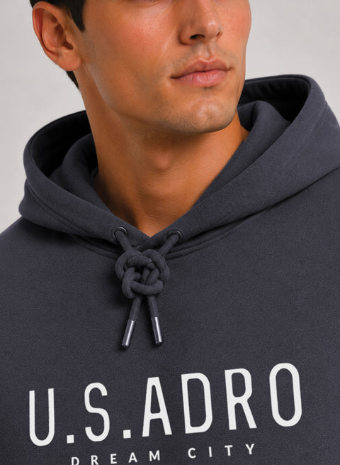 ADRO US ADRO Printed Pullover Hoodie