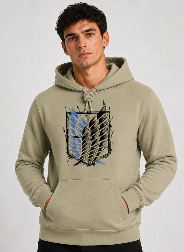 ADRO Abstract Printed Pullover Hoodie