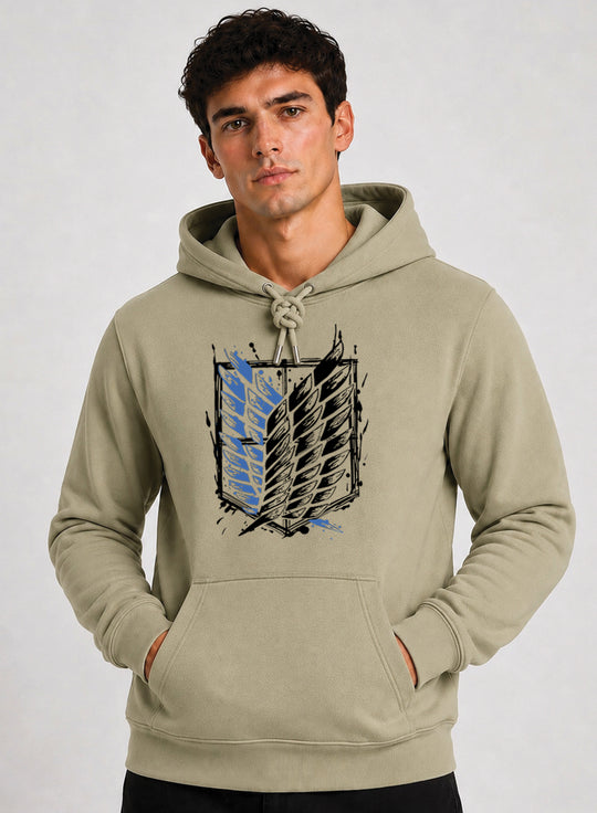 ADRO Abstract Printed Pullover Hoodie