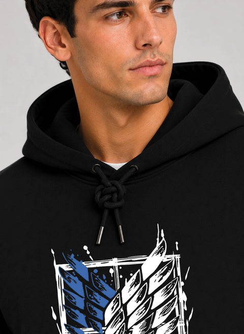 ADRO Abstract Printed Pullover Hoodie