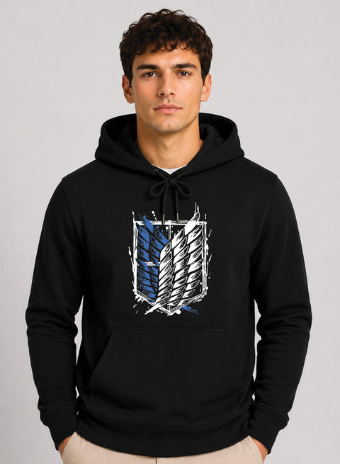 ADRO Abstract Printed Pullover Hoodie
