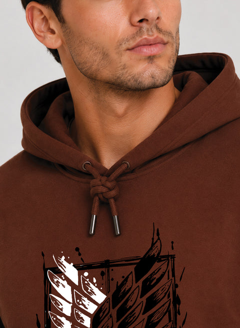 ADRO Abstract Printed Pullover Hoodie